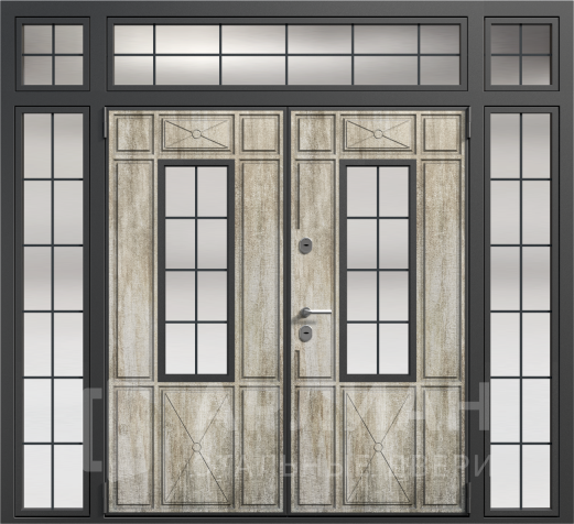 Фото «Остекленная входная дверь для коттеджа №7»