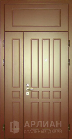 Фото «Входная стальная дверь с фрамугой сверху №35»