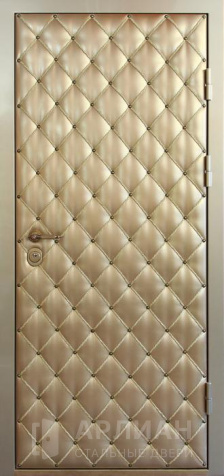 Фото «Дверь премиум с отделкой винилискожей дутая №27»
